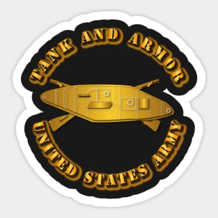 Army - Tank and Armor Infantry Sticker